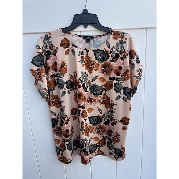 Jules & Leopold Tops - Jules Leopold Womens Blouse Tunic Plus Sz 1X Floral Colorful Short Sleeve